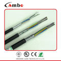 Wooden drum packing multi pairs SM/MM fiber optic cable aerial optic fibre cable g625 g655